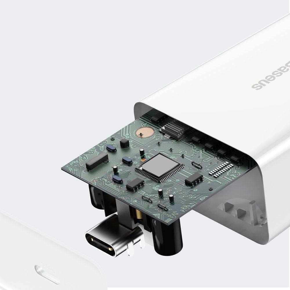 Punjač Baseus Speed Mini, 20W, 3A, 1 x USB-C, Bijeli CCFS-SN02