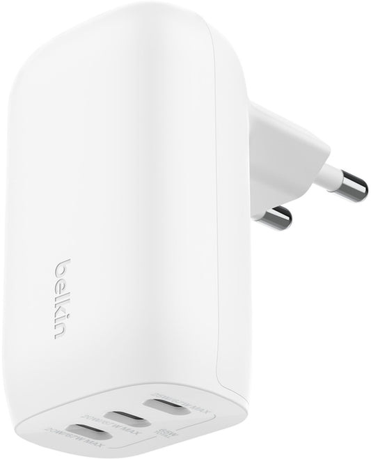 Punjač Mreže Belkin BoostCharge, 67W, 3A, 3 x USB-C, Bijela WCC002vfWH