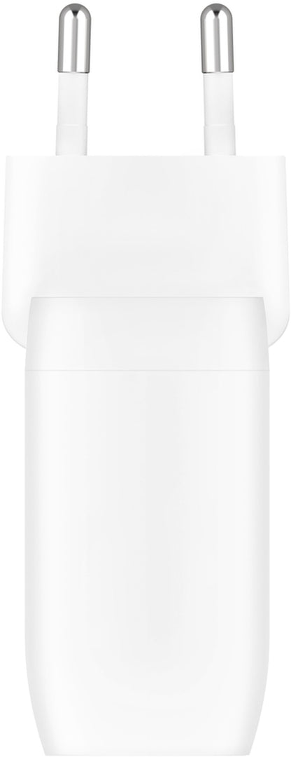 Punjač Mreže Belkin BoostCharge Pro Dual, 60W, 3A, 2 x USB-C, Bijeli WCB010vfWH