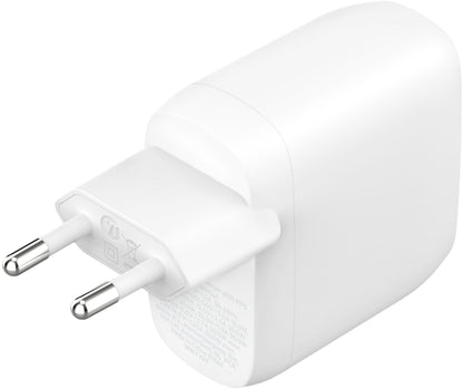 Punjač Mreže Belkin BoostCharge Pro Dual, 60W, 3A, 2 x USB-C, Bijeli WCB010vfWH