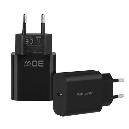 Mrežni punjač Blavec BC-14, 30 W, 3 A, 1 x USB-C, crni