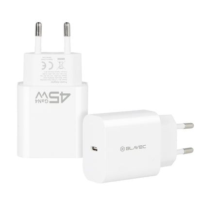 Punjač za mrežu Blavec BC-7, 45W, 3A, 1 x USB-C, Bijeli