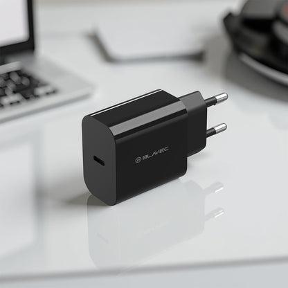Punjač za mrežu Blavec BC-7, 45W, 3A, 1 x USB-C, Crni