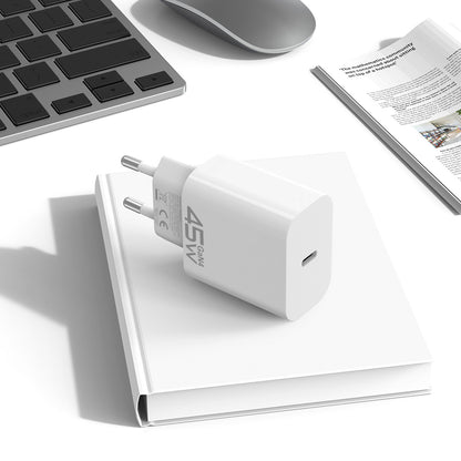 Punjač za mrežu Blavec BC-7, 45W, 3A, 1 x USB-C, Bijeli