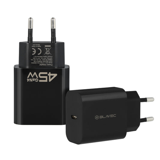 Punjač za mrežu Blavec BC-7, 45W, 3A, 1 x USB-C, Crni
