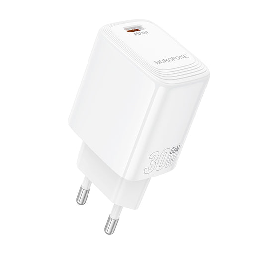 Punjač mreže Borofone BN28 Fuente, 30W, 3A, 1 x USB-C, Bijeli