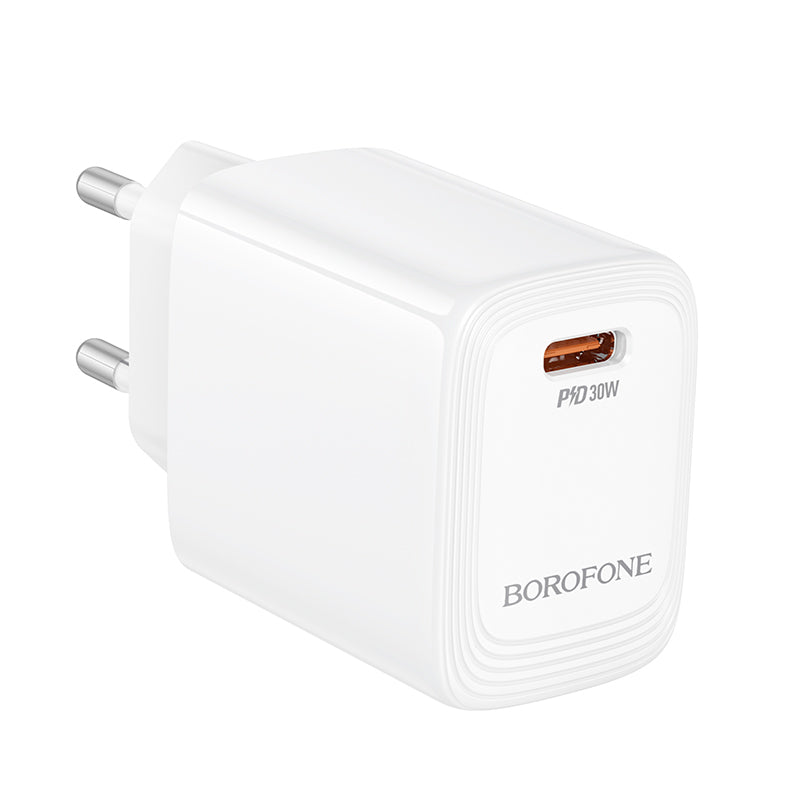 Punjač mreže Borofone BN28 Fuente, 30W, 3A, 1 x USB-C, Bijeli