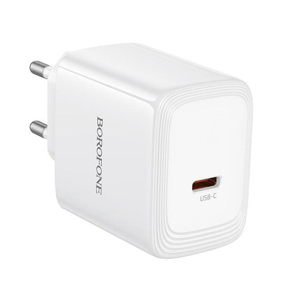 Mrežni punjač Borofone BN33 Fuente, 40W, 1 x USB-C, Bijeli