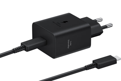 Punjač za mrežu s USB-C kabelom Samsung, 45W, 4.05A, 1 x USB-C, crni EP-T4511XBEGEU