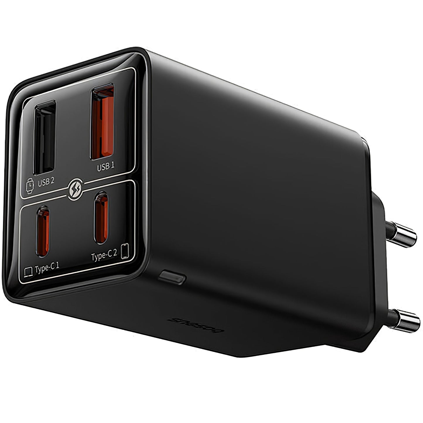 Punjač za mrežu s USB-C kabelom Baseus GaN6 Pro, 100W, 3.25A, 2 x USB-A - 2 x USB-C, crni P10162705112-00