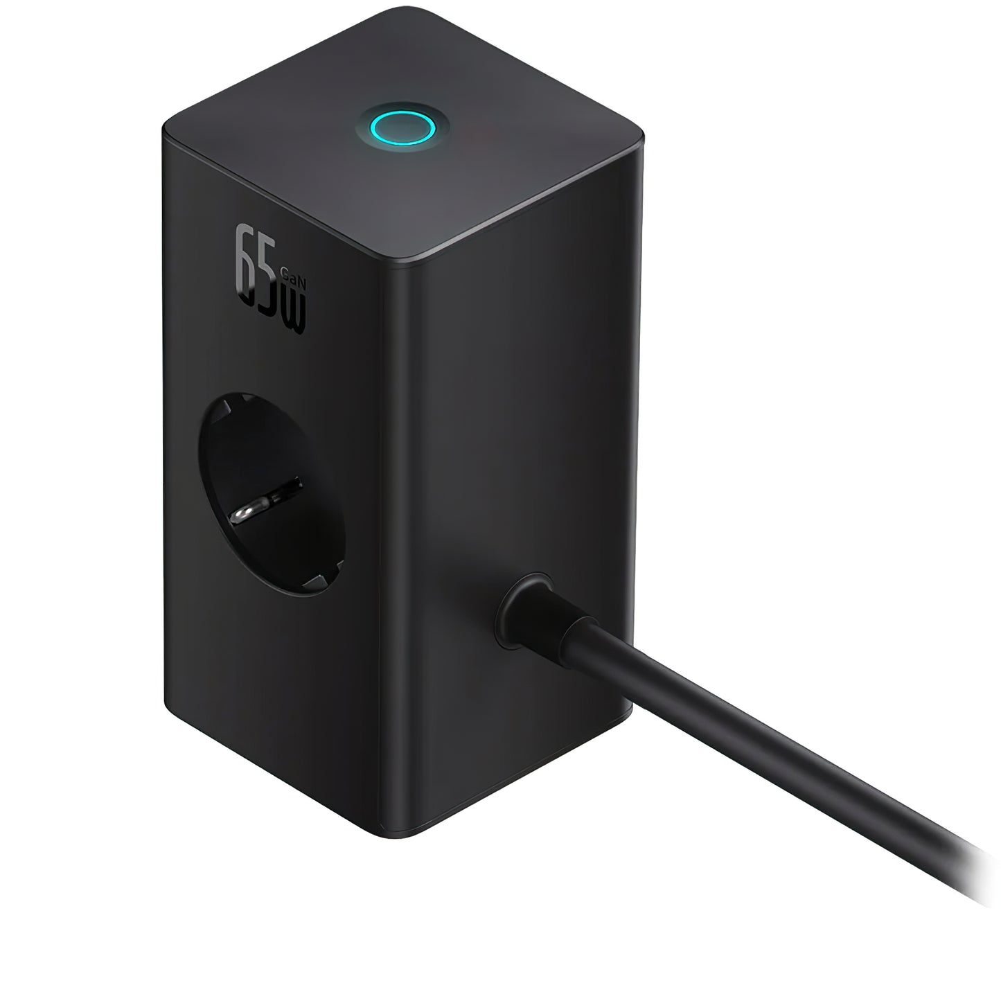 Produžni kabel Baseus GaN3 Pro PowerStrip, 65W, 3.25A, 1 x USB-A - 1 x USB-C - 2 x Schuko, Crni PSLR000301