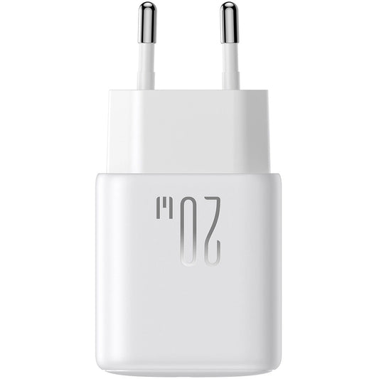 Punjač za mrežu s USB-C kabelom Joyroom JR-TCF20, 20W, 3A, 1 x USB-C, Bijeli