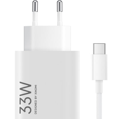 Punjač mreže s USB-C kabelom Xiaomi, 33W, 3A, 1 x USB-A, Bijeli BHR9956EU
