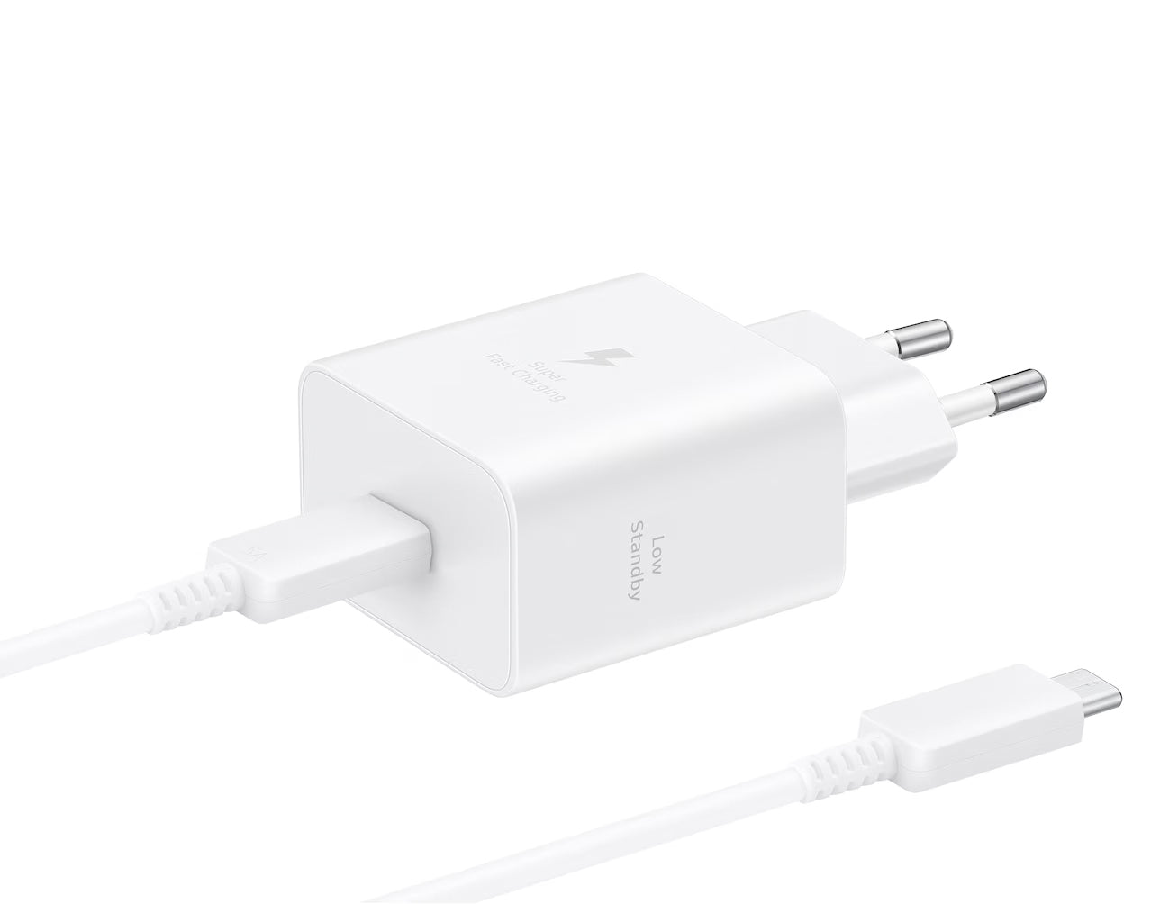 Punjač za mrežu s USB-C kabelom Samsung, 45W, 4.05A, 1 x USB-C, Bijeli EP-T4511XWEGEU