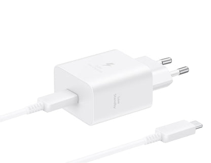 Punjač za mrežu s USB-C kabelom Samsung, 45W, 4.05A, 1 x USB-C, Bijeli EP-T4511XWEGEU