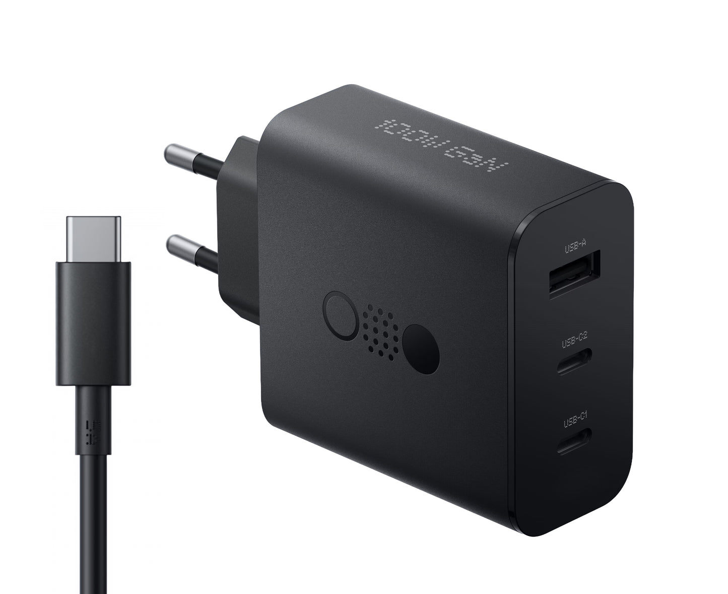 Mrežni punjač s USB-C kabelom CMF by Nothing C349, 100W, 5A, 1 x USB-A - 2 x USB-C, Sivi A10800016
