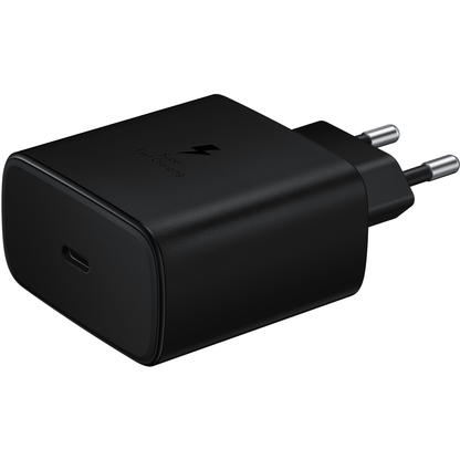 Mrežni punjač s USB-C kabelom Samsung EP-TA845 + DW767JBE, 45W, 4.05A, 1 x USB-C, Crni GP-PTU020SOFBQ