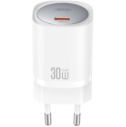 Punjač za mrežu s USB-C kabelom XO Design CE20, 30W, 3A, 1 x USB-C, Bijeli