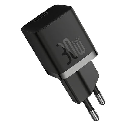Punjač za mrežu s USB-C kabelom Baseus GaN5S, 30W, 3A, 1 x USB-C, crni P10110902113-00
