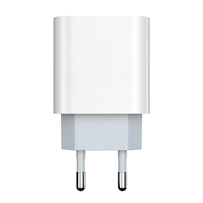 Mrežni punjač s USB-C kabelom Prestico F8S, 20W, 3A, 1 x USB-C, Bijeli
