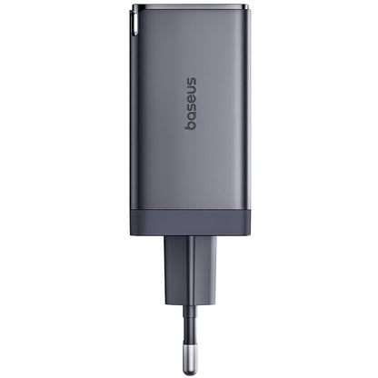 Punjač za mrežu s USB-C kabelom Baseus GaN5 Ultra, 65W, 3.25A, 1 x USB-A - 2 x USB-C, Sivi P10110812827-Z1
