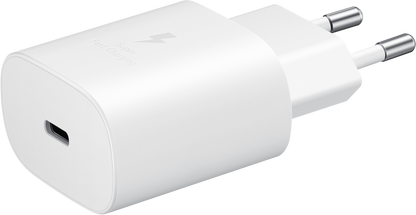 Mrežni punjač s USB-C kabelom Samsung, 25W, 3A, 1 x USB-C, Bijeli EP-TA800XWEGWW
