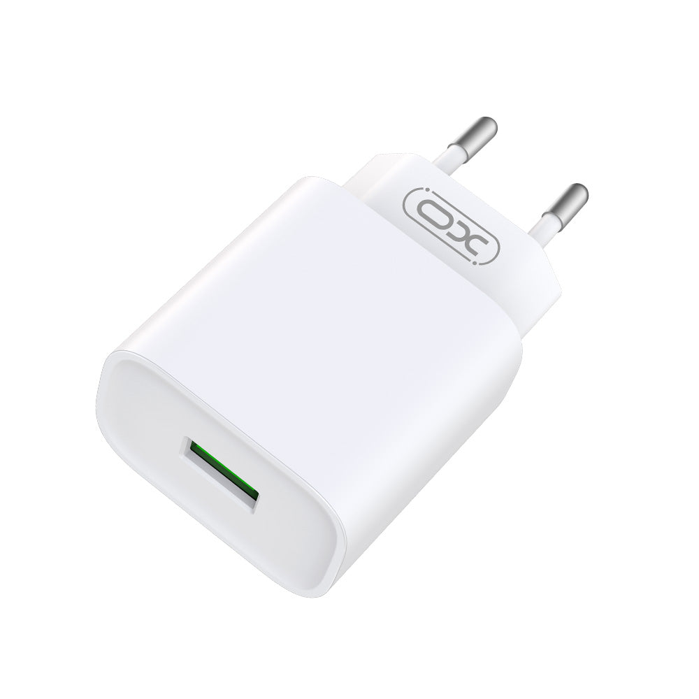 Punjač za mrežu s Lightning kabelom XO Design CE02D, 18W, 3A, 1 x USB-A, Bijeli