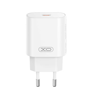 Mrežni punjač s USB-C kabelom XO Design CE25, 25W, 3A, 1 x USB-C, Bijeli