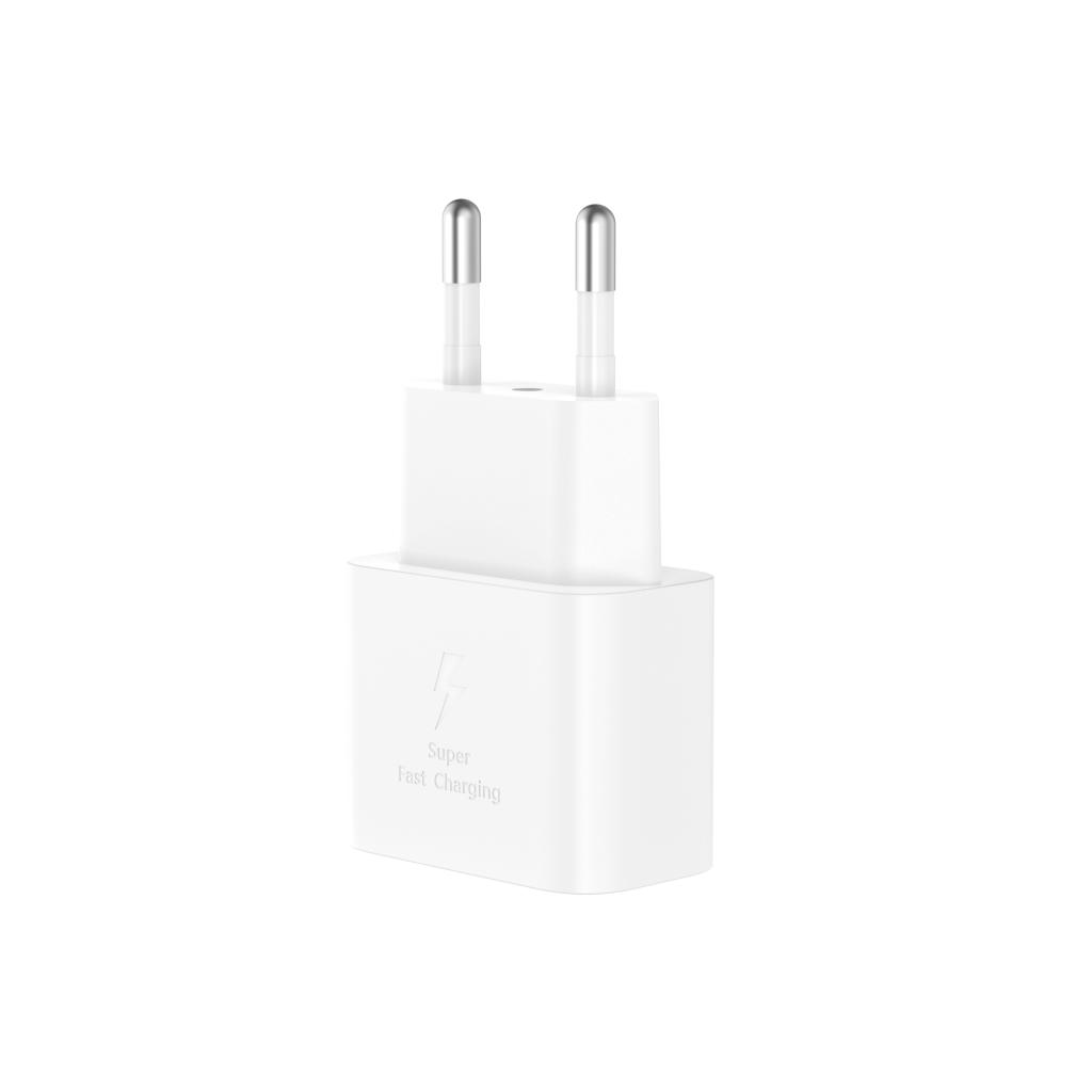 Punjač za mrežu s USB-C kabelom XO Design L167, 25W, 3A, 1 x USB-C, Bijeli