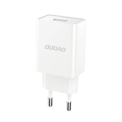 Punjač za mrežu s USB-C kabelom Dudao A4EU, 10W, 2.1A, 1 x USB-A, Bijeli