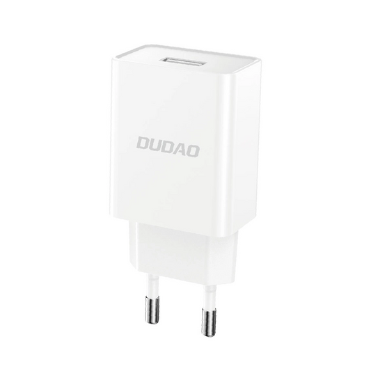 Punjač za mrežu s USB-C kabelom Dudao A4EU, 10W, 2.1A, 1 x USB-A, Bijeli