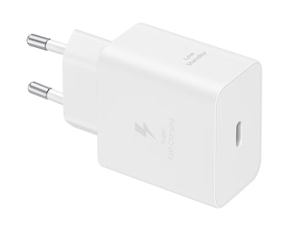 Punjač za mrežu s USB-C kabelom Samsung, 45W, 4.05A, 1 x USB-C, Bijeli EP-T4511XWEGEU