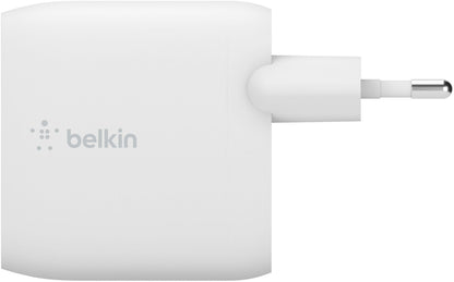 Mrežni punjač s USB-C kabelom Belkin BoostCharge Dual, 24W, 2.4A, 2 x USB-A, Bijeli WCE001vf1MWH