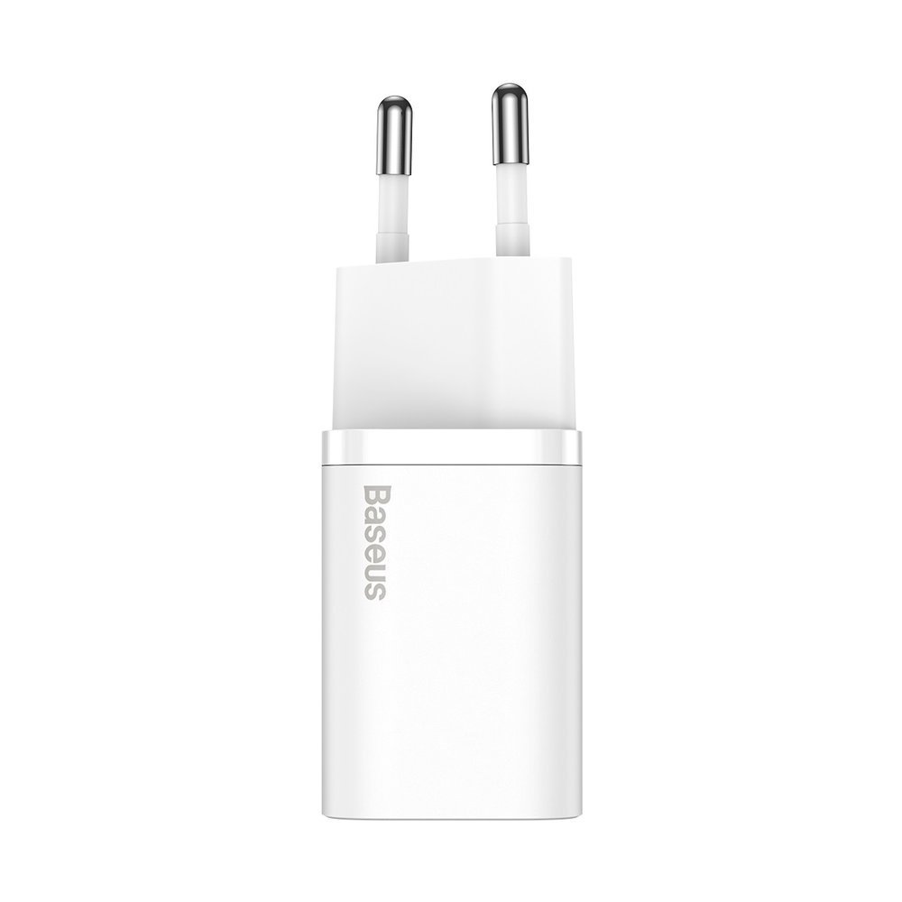 Punjač za mrežu s USB-C kabelom Baseus Super Si, 25W, 3A, 1 x USB-C, Bijeli TZCCSUP-L02