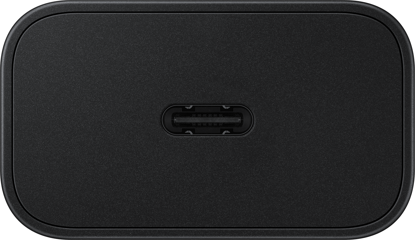 Punjač za mrežu s USB-C kabelom Samsung, 25W, 3A, 1 x USB-C, crni EP-T2510XBEGEU