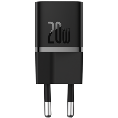 Punjač za mrežu s USB-C kabelom Baseus GaN5, 20W, 3A, 1 x USB-C, crni P10110900113-00