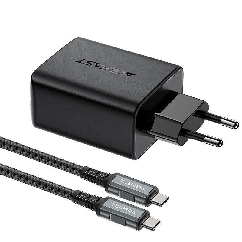 Punjač za mrežu s kabelom Acefast A17 Hub TV, 65W, 3A, 1 x HDMI - 1 x USB-A - 1 x USB-C, crni