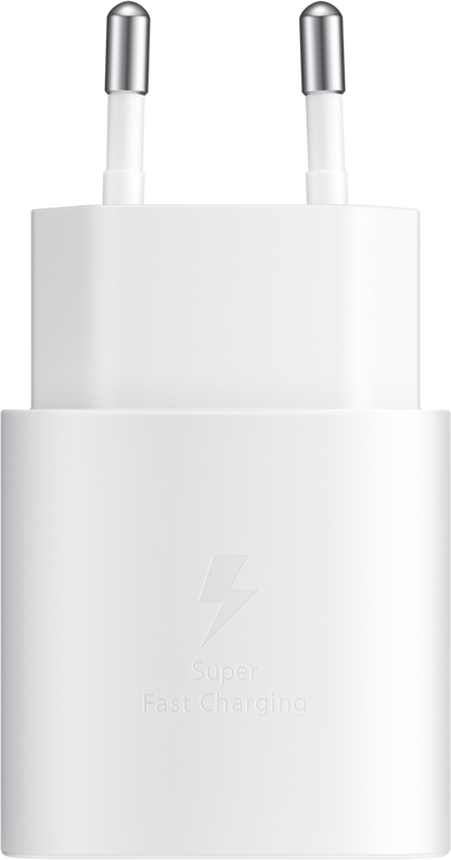 Mrežni punjač s USB-C kabelom Samsung, 25W, 3A, 1 x USB-C, Bijeli EP-TA800XWEGWW