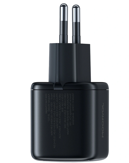 Punjač za mrežu s USB-C kabelom Joyroom JR-TG7, 33W, 3A, 1 x USB-A - 1 x USB-C, Crna