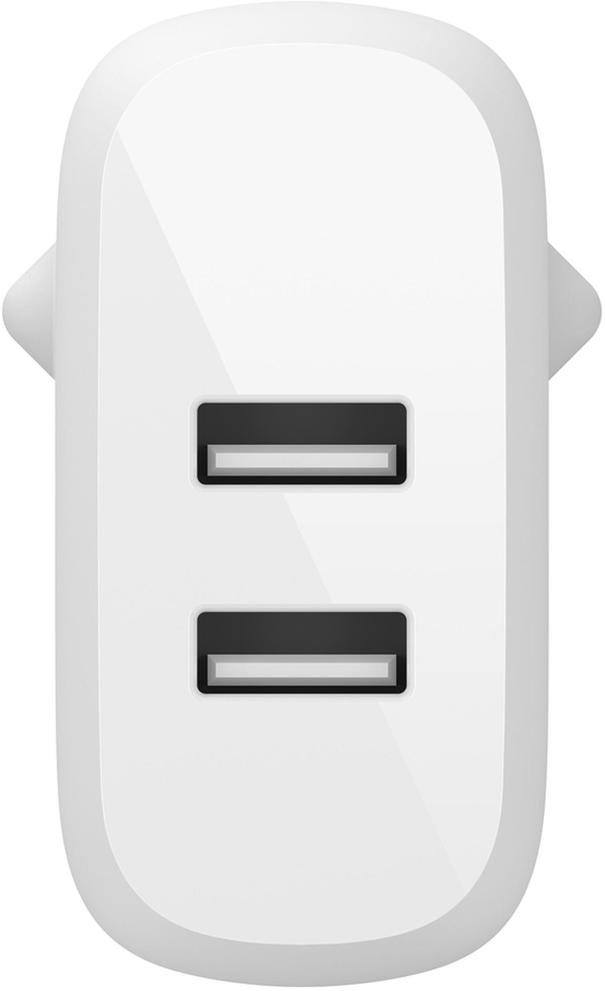 Mrežni punjač s USB-C kabelom Belkin BoostCharge Dual, 24W, 2.4A, 2 x USB-A, Bijeli WCE001vf1MWH