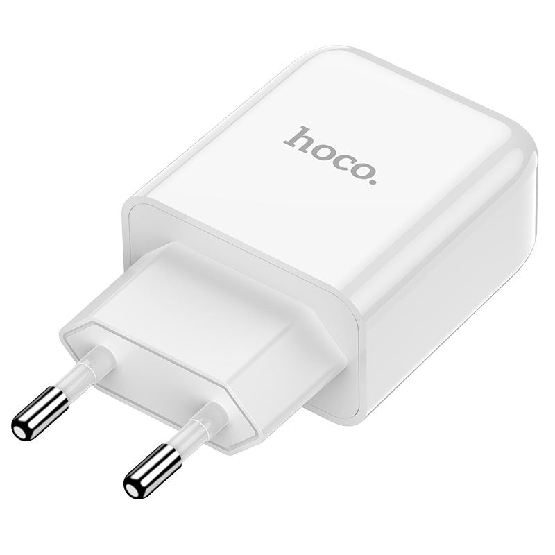 Punjač za mrežu s Lightning kabelom HOCO N2, 10W, 2A, 1 x USB-A, Bijeli
