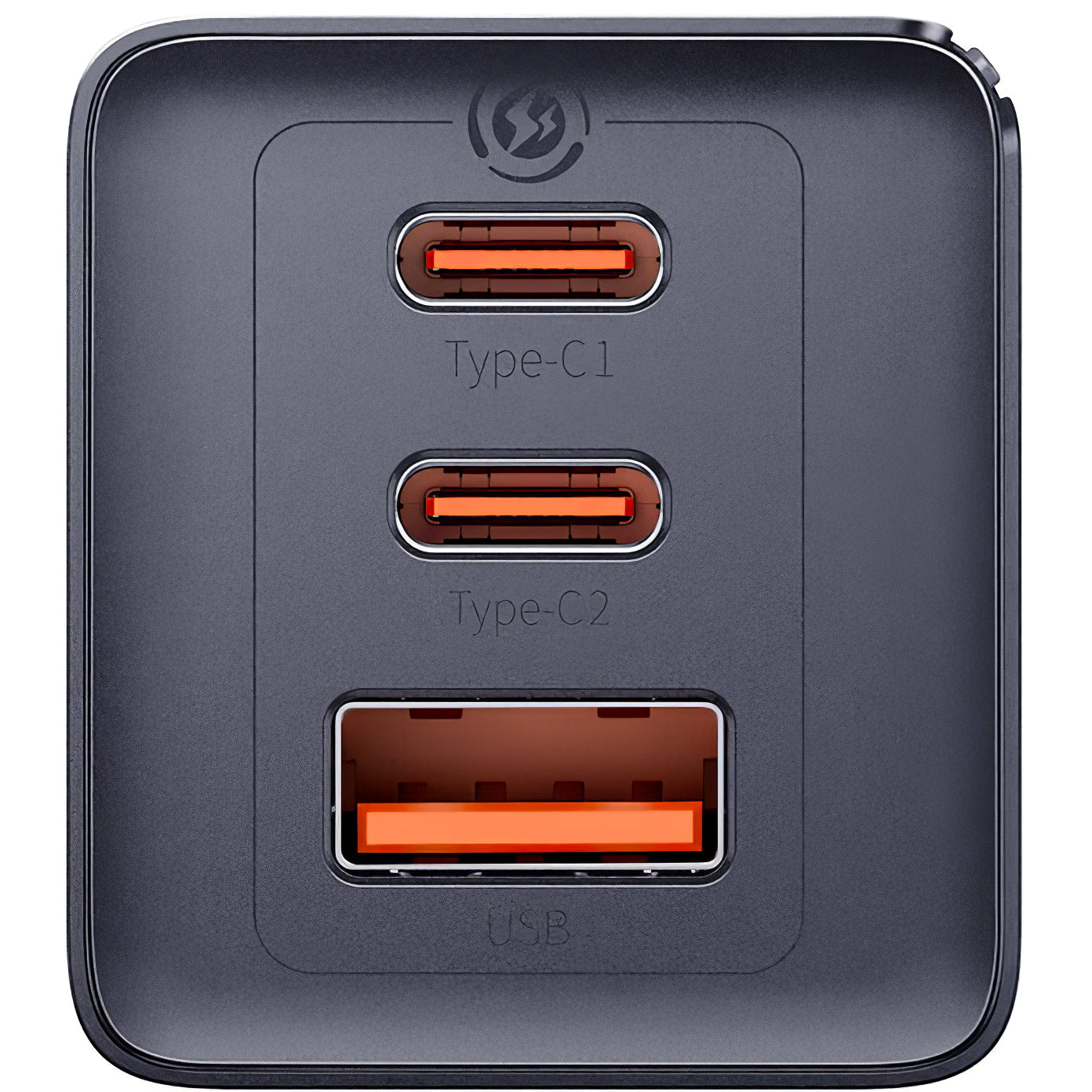Punjač za mrežu s USB-C kabelom Baseus GaN5 Ultra, 65W, 3.25A, 1 x USB-A - 2 x USB-C, Sivi P10110812827-Z1