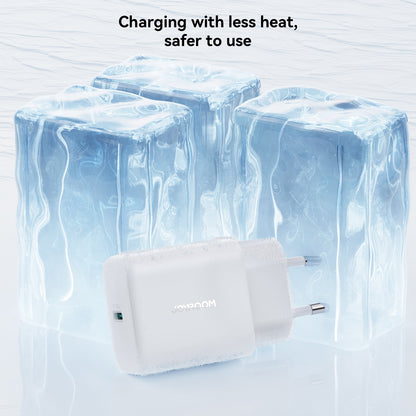 Punjač za mrežu s USB-C kabelom Joyroom JR-TCF24, 30W, 3A, 1 x USB-C, Bijeli