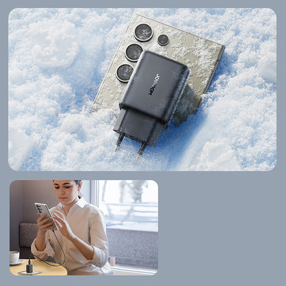 Punjač za mrežu s USB-C kabelom Joyroom JR-TCF23, 25W, 3A, 1 x USB-C, Crni
