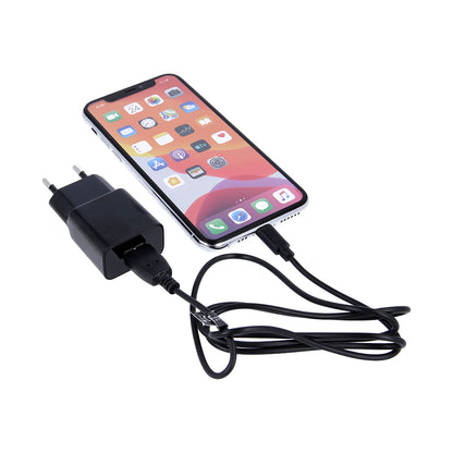 Punjač za mrežu s microUSB kabelom MaXlife MXTC-01, 10.5W, 2.1A, 1 x USB-A, Crni