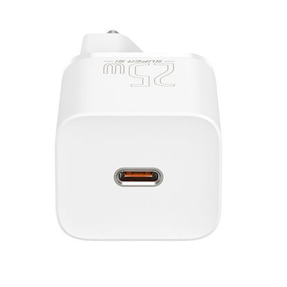 Punjač za mrežu s USB-C kabelom Baseus Super Si, 25W, 3A, 1 x USB-C, Bijeli TZCCSUP-L02