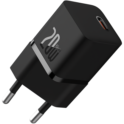 Punjač za mrežu s USB-C kabelom Baseus GaN5, 20W, 3A, 1 x USB-C, crni P10110900113-00