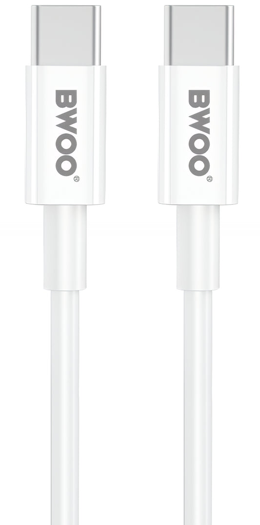 Mrežni punjač s USB-C kabelom BWOO CDA159, 20W, 3A, 1 x USB-C, Bijeli