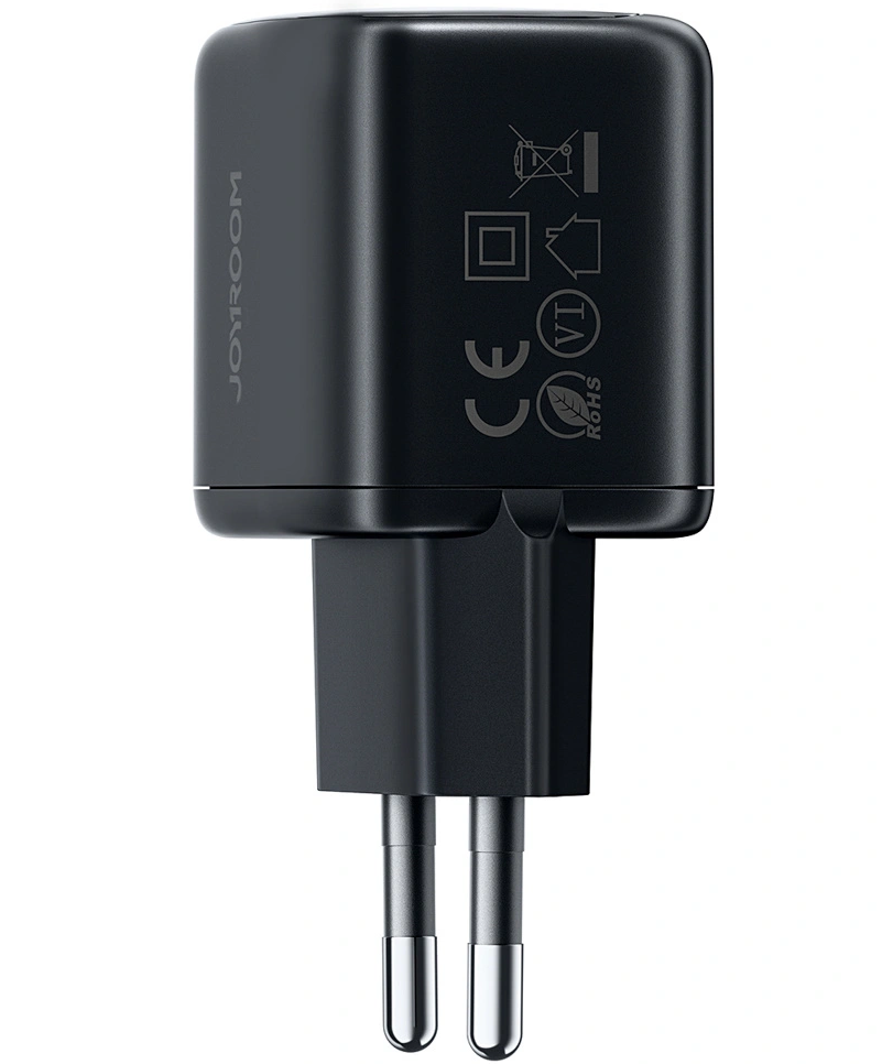 Punjač za mrežu s USB-C kabelom Joyroom JR-TG7, 33W, 3A, 1 x USB-A - 1 x USB-C, Crna