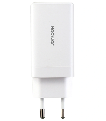 Mrežni punjač s USB-C kabelom Joyroom JR-TG10, 65W, 3.25A, 1 x USB-A - 2 x USB-C, Bijeli